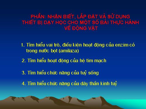 thí nghiệm