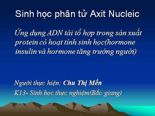 ứng dung adn.....