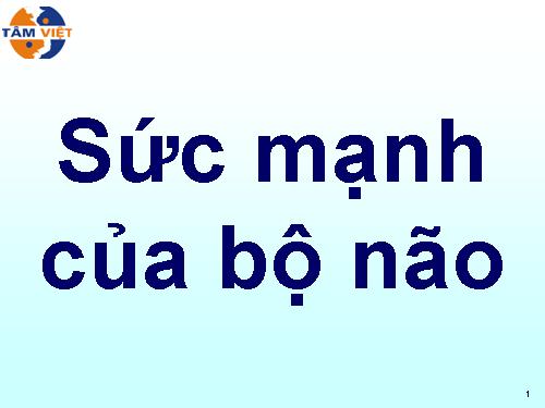 Sức mạnh của não bộ