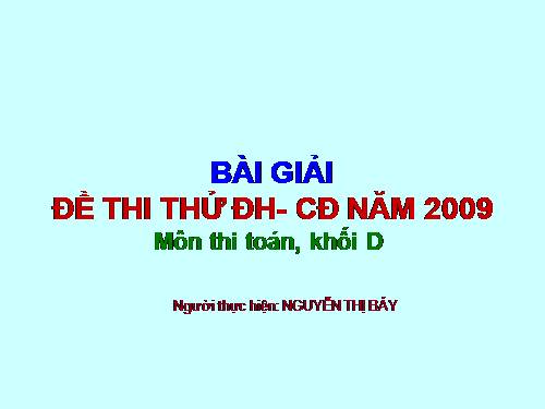 BAI GIAI TOAN KHOI D NÈ BẠN ƠI