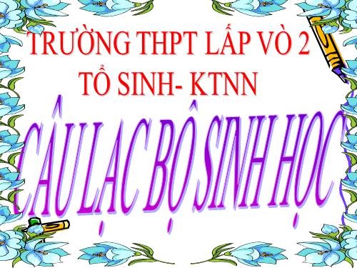 tổ chức trò chơi bằng thi trắc nghiệm sinh học