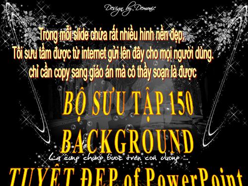 bộ sưu tập 150 ảnh nền cho Powerpoint