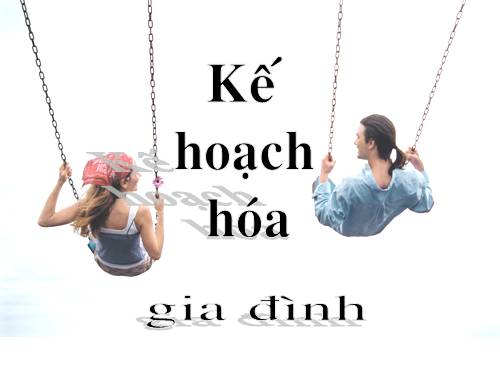 Dan so va ke hoach hoa