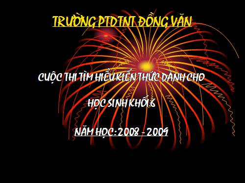 Kien thuc tuổi hồng dành cho hs khối 6