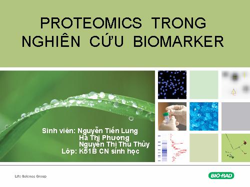 Proteomic và biomarker