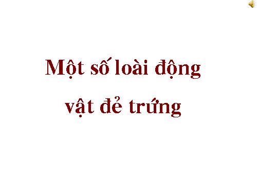 Bài 45. Sinh sản hữu tính ở Động vật