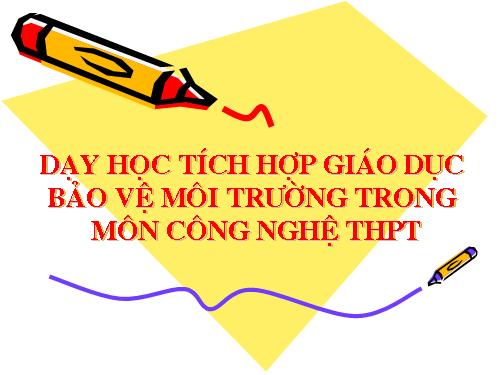 Tích hợp Sinh học và Môi trường