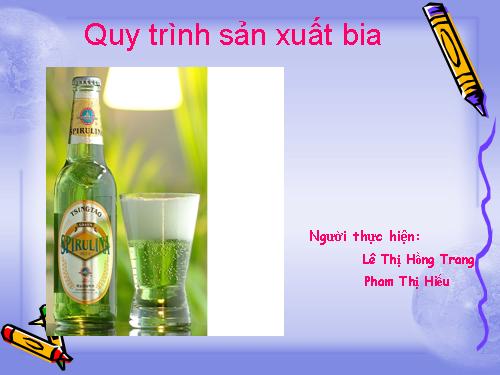 quy trình sản xuất bia