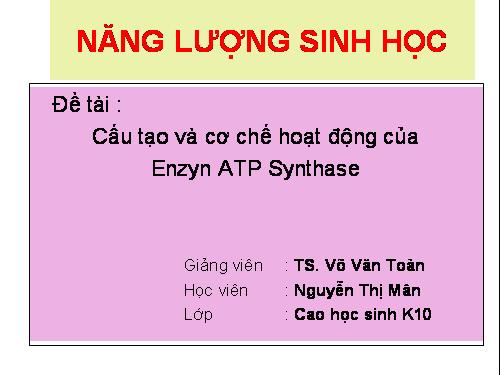 Năng luong sinh học