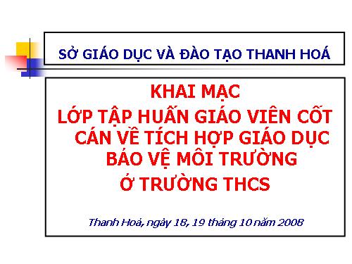 Giao án tích hợp BVMT môn Sinh học