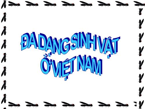 Đa dạng sinh vật ở Việt Nam