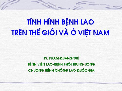 hội thảo phòng chống lao