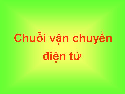 Chuỗi vận chuyển điện tử