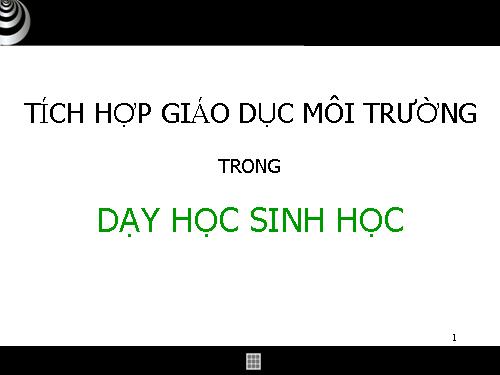 PP Tích hợp GD môi trường trong SH