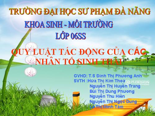 tac dong cua ca the voi moi truong thong qua yeu to khong khi