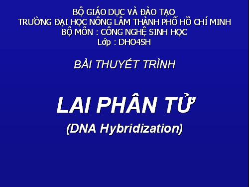 Công nghệ sinh học