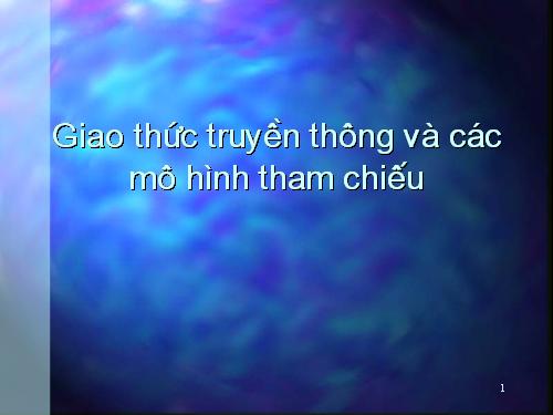 Giao thức truyền thông mô hình tham chiếu