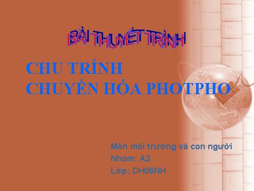 Chu trình Phospho