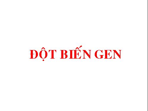 Dot bien Gen