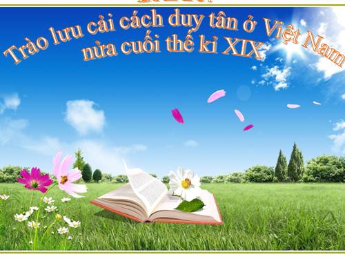 Bài 28. Trào lưu cải cách duy tân ở Việt Nam nửa cuối thế kỉ XIX