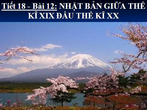 Bài 12. Nhật Bản giữa thế kỉ XIX - đầu thế kỉ XX