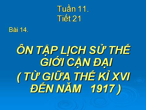 Bài 21. Chiến tranh thế giới thứ hai (1939 - 1945)