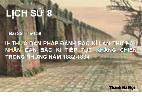 thực dân Pháp đánh Bắc Kỳ lần thứ 2