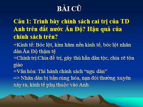 Bài 10. Trung Quốc cuối thế kỉ XIX - đầu thế kỉ XX