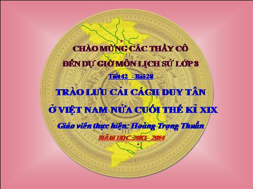 Bài 28. Trào lưu cải cách duy tân ở Việt Nam nửa cuối thế kỉ XIX