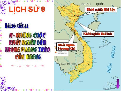 Bài 26. Phong trào kháng chiến chống Pháp trong những năm cuối thế kỉ XIX