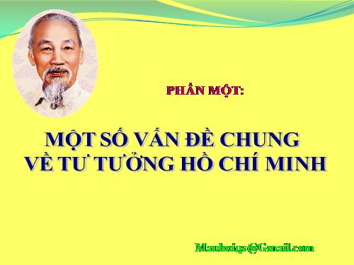 Vấn đề chung về tư tưởng HCM