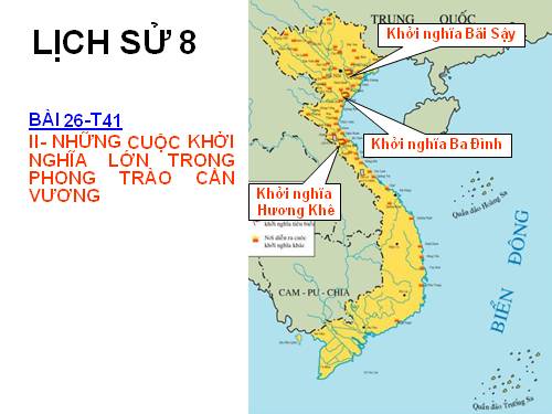 Bài 26. Phong trào kháng chiến chống Pháp trong những năm cuối thế kỉ XIX