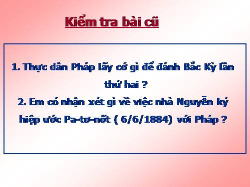 Bài 26. Phong trào kháng chiến chống Pháp trong những năm cuối thế kỉ XIX