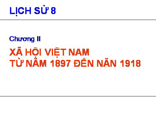 Bài 29. Chính sách khai thác thuộc địa của thực dân Pháp và những chuyển biến về kinh tế, xã hội ở Việt Nam