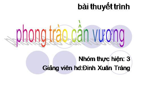 Bài 26. Phong trào kháng chiến chống Pháp trong những năm cuối thế kỉ XIX