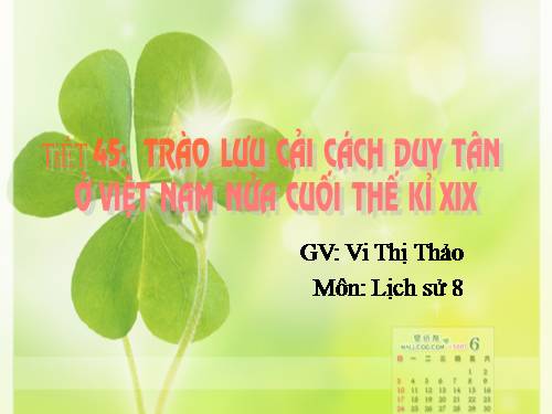 Bài 28. Trào lưu cải cách duy tân ở Việt Nam nửa cuối thế kỉ XIX