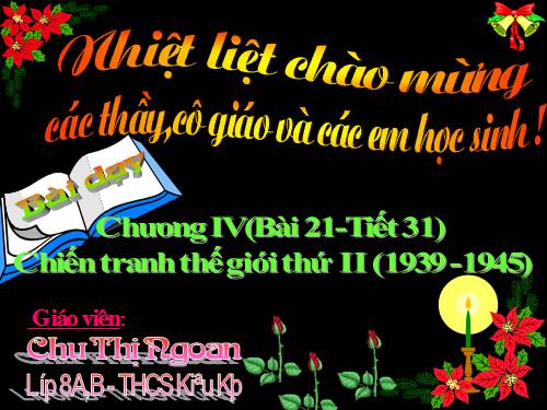 Bài 21. Chiến tranh thế giới thứ hai (1939 - 1945)