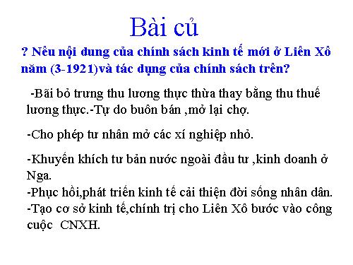Bài 17. Châu Âu giữa hai cuộc chiến tranh thế giới (1918 - 1939)