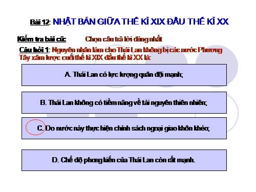 Bài 12. Nhật Bản giữa thế kỉ XIX - đầu thế kỉ XX