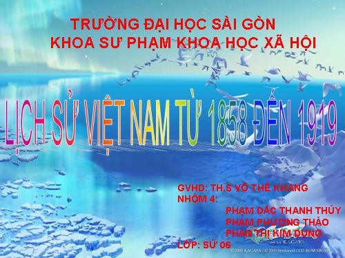 LỊCH SỬ VIỆT CẬN ĐẠI