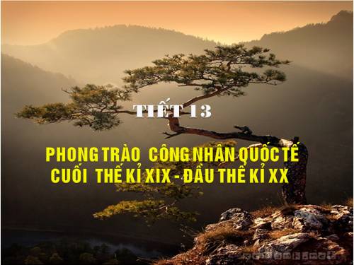 Bài 7. Phong trào công nhân quốc tế cuối thế kỉ XIX - đầu thế kỉ XX