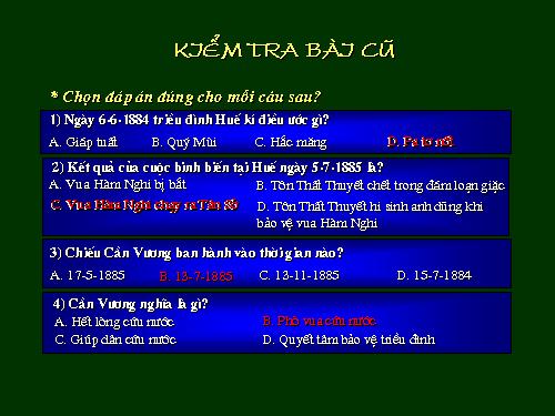 Bài 26. Phong trào kháng chiến chống Pháp trong những năm cuối thế kỉ XIX