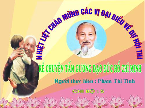 Ng­êi thùc hiÖn : Ph¹m ThÞ T×nh