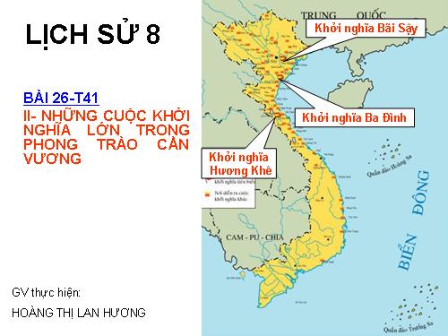 Bài 26. Phong trào kháng chiến chống Pháp trong những năm cuối thế kỉ XIX