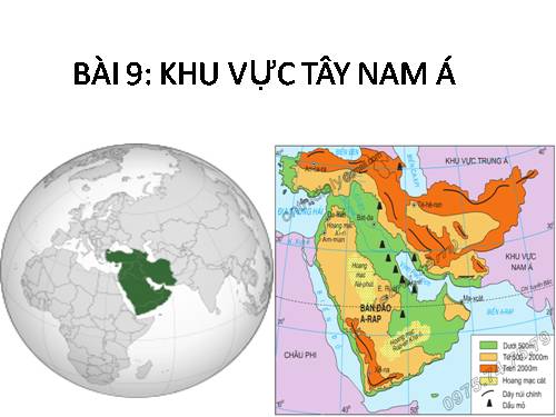 Bài 9. Khu vực Tây Nam Á