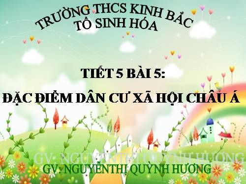 Bài 5. Đặc điểm dân cư, xã hội châu Á