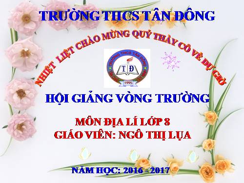 Bài 3. Sông ngòi và cảnh quan châu Á