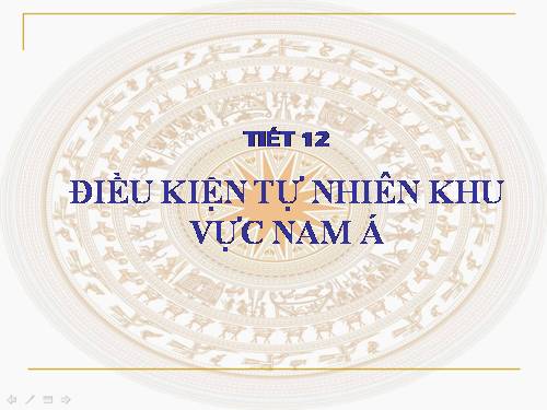 Bài 10. Điều kiện tự nhiên khu vực Nam Á