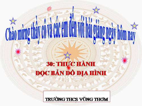 Bài 30. Thực hành: Đọc bản đồ địa hình Việt Nam