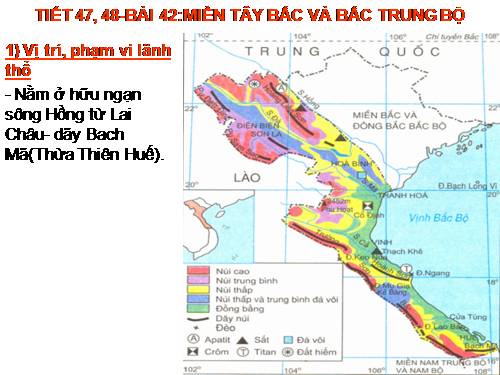 Bài 42. Miền Tây Bắc và Bắc Trung Bộ